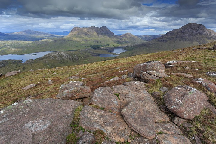 Landschaft Inverpolly Nature Reserve Cul Mor